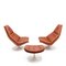 Lounge Chairs and Footstool by Geoffrey Harcourt for Artifort, 1970s, Set of 3, Immagine 1