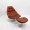 Lounge Chairs and Footstool by Geoffrey Harcourt for Artifort, 1970s, Set of 3, Image 3