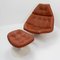 Lounge Chairs and Footstool by Geoffrey Harcourt for Artifort, 1970s, Set of 3 4