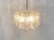 Mid-Century German Glass Chandelier from Doria Leuchten, Imagen 3