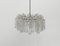 Mid-Century German Glass Chandelier from Doria Leuchten, Immagine 16