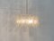 Mid-Century German Glass Chandelier from Doria Leuchten, Imagen 12