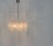 Mid-Century German Glass Chandelier from Doria Leuchten, Imagen 8