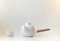 Vintage Tea Set in White Porcelain and Teak by Henning Koppel for Bing & Grondahl, 1960s, Set of 2, Image 1