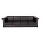 Carat Züco Black Leather Sofa 1