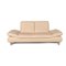 Rivoli Cream Leather Sofa from Koinor, Image 1