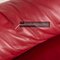 Maralunga Red Leather Sofa from Cassina 5