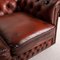 Chesterfield Centurion Brown Leather Sofa and Armchair, Set of 2 3