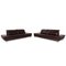 Taoo Leather Sofa Set by Willi Schillig, Set of 2 1