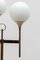 Trumpet Three Opal Globes Floor-Lamp by Gaetano Sciolari, 1970s, Italy 5
