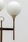 Trumpet Three Opal Globes Floor-Lamp by Gaetano Sciolari, 1970s, Italy 8