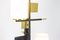 Floor Lamp in Lacquered Metal and Brass by Maison Arlus, 1960s 4