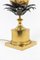 Lámpara en forma de piña de bronce de Maison Charles, años 60, Imagen 7