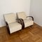 H-269 Twin Lounge Chairs by Jindřich Halabala, Set of 2 7