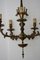 Italian Bronze Chandelier, 1900s, Imagen 3