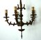 Italian Bronze Chandelier, 1900s 2