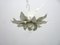 Metal Flower Ceiling Lamp, 1960s, Image 1