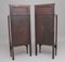 Early 20th Century Mahogany Display Cabinets, Set of 2, Immagine 5