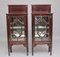 Early 20th Century Mahogany Display Cabinets, Set of 2, Image 1