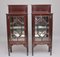 Early 20th Century Mahogany Display Cabinets, Set of 2, Imagen 1