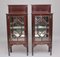 Early 20th Century Mahogany Display Cabinets, Set of 2, Immagine 1