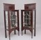 Early 20th Century Mahogany Display Cabinets, Set of 2, Image 8