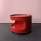 German Space Age Red Coffee Table from Opal Möbel, 1970s 2