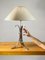 Lámpara Gerbe francesa de acero, años 70, Imagen 3