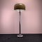 Italian Space Age Floor Lamp with Mocha Brown Acrylic Shade and Tulip-Foot, 1970s 5