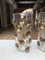 Gold Murano Glass Vases from Fratelli Toso, 1980s, Set of 2 2