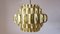 Brass Pendant Lamp by H. Zender for Temde, 1970, Immagine 1