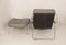 Maggiolina Leather Chair & Ottoman by Marco Zanuso for Zanotta, Set of 2, Imagen 4