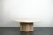 Vintage Italian Flower-Shaped Travertine Coffee Table, 1970s, Image 3