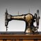 Antique English Walnut Sewing Machine Cabinet or Machinist Console, 1920s, Imagen 10