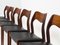 Model 71 Dining Chairs by Arne Hovmand-Olsen for J. L. Møllers, Set of 6, Image 4