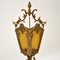 Antique French Gilt Metal and Glass Cherub Table Lamp, Immagine 4