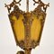 Antique French Gilt Metal and Glass Cherub Table Lamp, Image 10