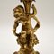 Antique French Gilt Metal and Glass Cherub Table Lamp, Image 6