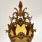 Antique French Gilt Metal and Glass Cherub Table Lamp, Image 11