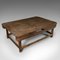 Large Victorian English Textile Table or Shop Display Counter in Pine 7