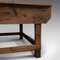 Large Victorian English Textile Table or Shop Display Counter in Pine, Image 12