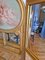 Wood & Gold Mirror Room Divider 14