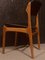 Danish Teak Model 49 Chair in Black Vinyl by Erik Buch 9