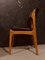 Danish Teak Model 49 Chair in Black Vinyl by Erik Buch 4