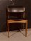 Danish Teak Model 49 Chair in Black Vinyl by Erik Buch, Immagine 6