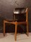 Danish Teak Model 49 Chair in Black Vinyl by Erik Buch, Immagine 3