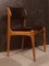 Danish Teak Model 49 Chair in Black Vinyl by Erik Buch 7