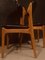 Danish Teak Model 49 Chair in Black Vinyl by Erik Buch, Image 10