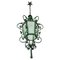 Art Nouveau Lantern or Pendant Lamp in Wrought Iron, France, 1900s 1