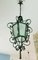 Art Nouveau Lantern or Pendant Lamp in Wrought Iron, France, 1900s, Imagen 16